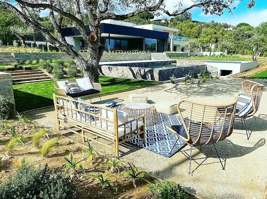 Villa Elsa, Golfe De Saint Tropez, Sublime Vue Mer Grimaud